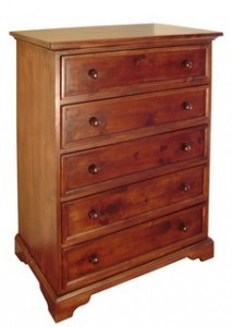 Man's Chest of Drawers - 36" w 20" d 50" h